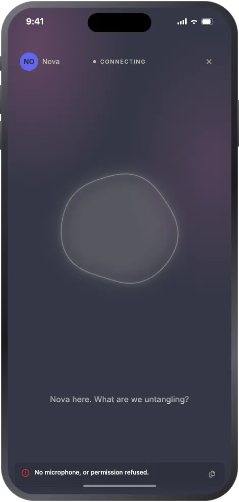 Talking to a persona on the phone interface